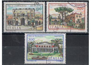 ITALIA 1981 Ville 3v us