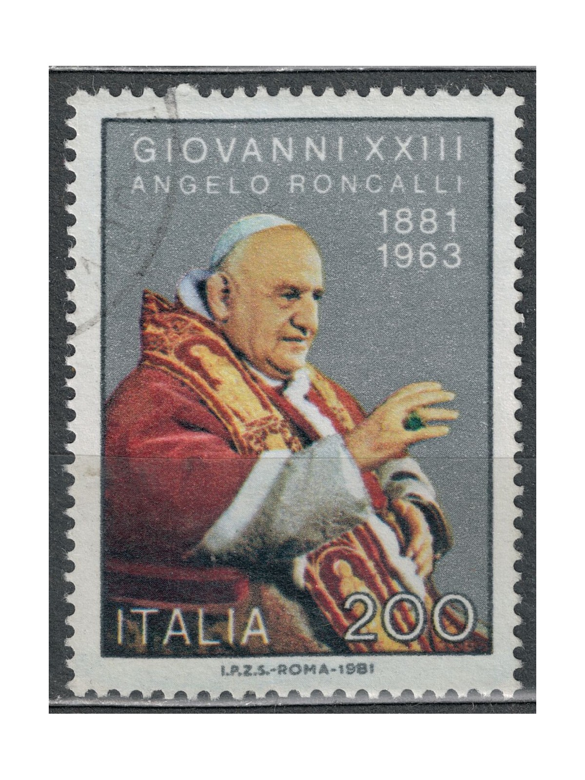 ITALY 1981 Pope John XXIII us