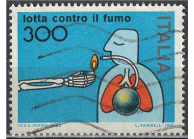 ITALY 1982 Fight against smoking us
