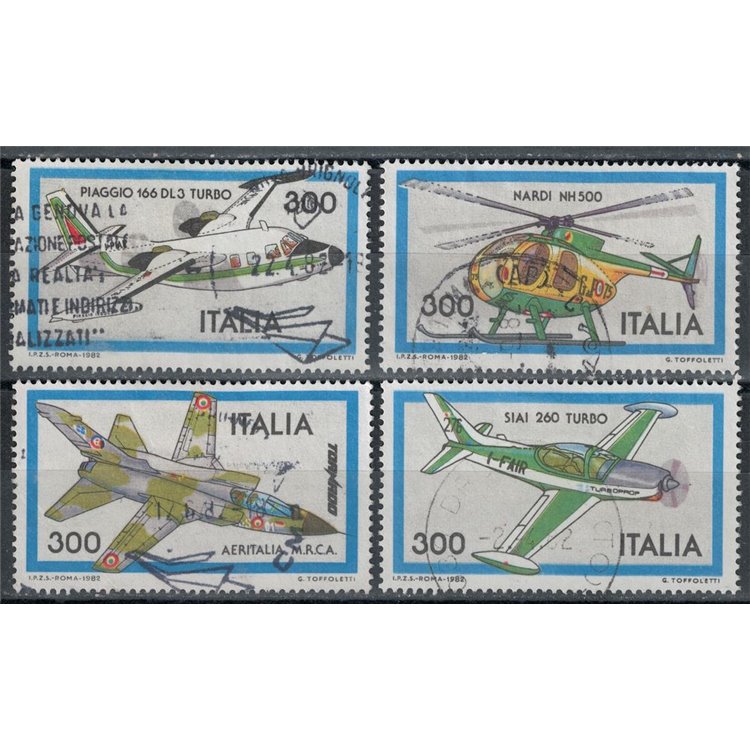 ITALY 1982 4v us aircraft