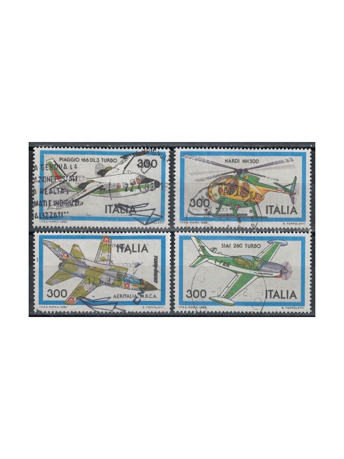 ITALY 1982 4v us aircraft