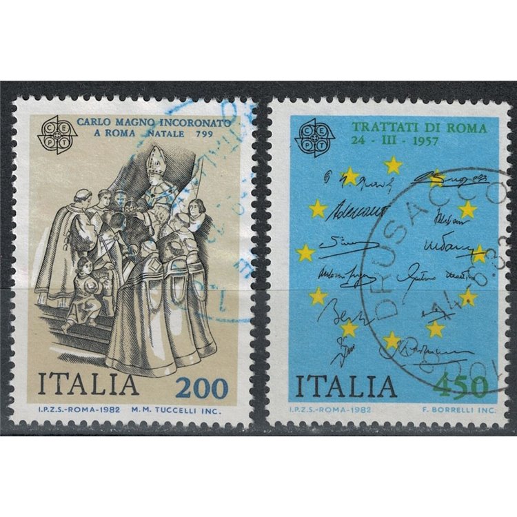 ITALIA 1982 Europa 2v us