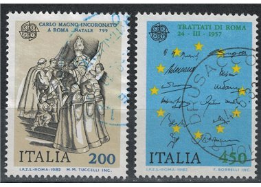 ITALY 1982 Europa 2v us