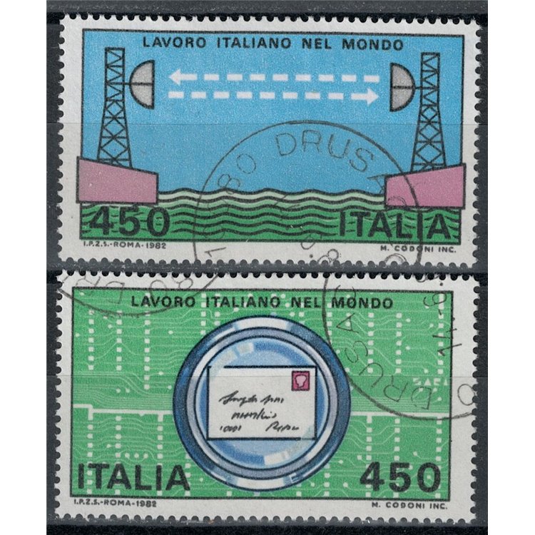 ITALIA 1982 Lavoro 2v us
