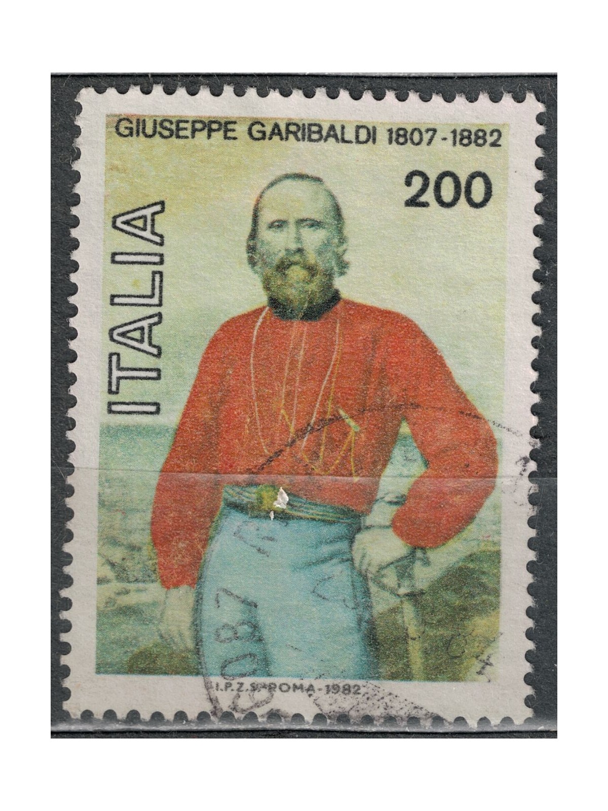 ITALY 1982 Giuseppe Garibaldi us