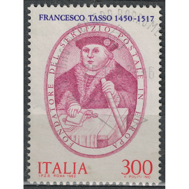 ITALIA 1982 Servizio postale, Tasso us