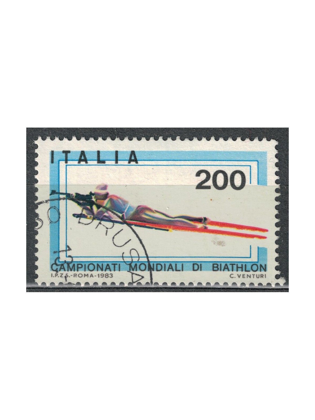 ITALY 1983 Biathlon World Championships us