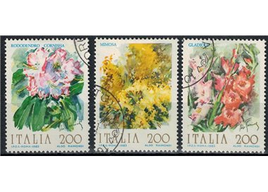 ITALY 1983 Flowers 3v us