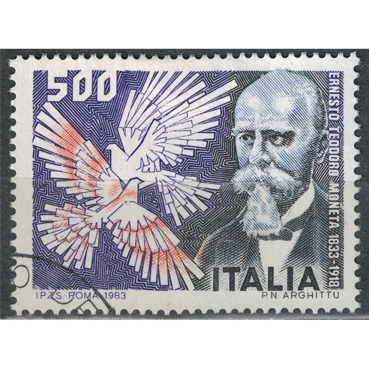 ITALIA 1983 Ernesto Teodoro Moneta us