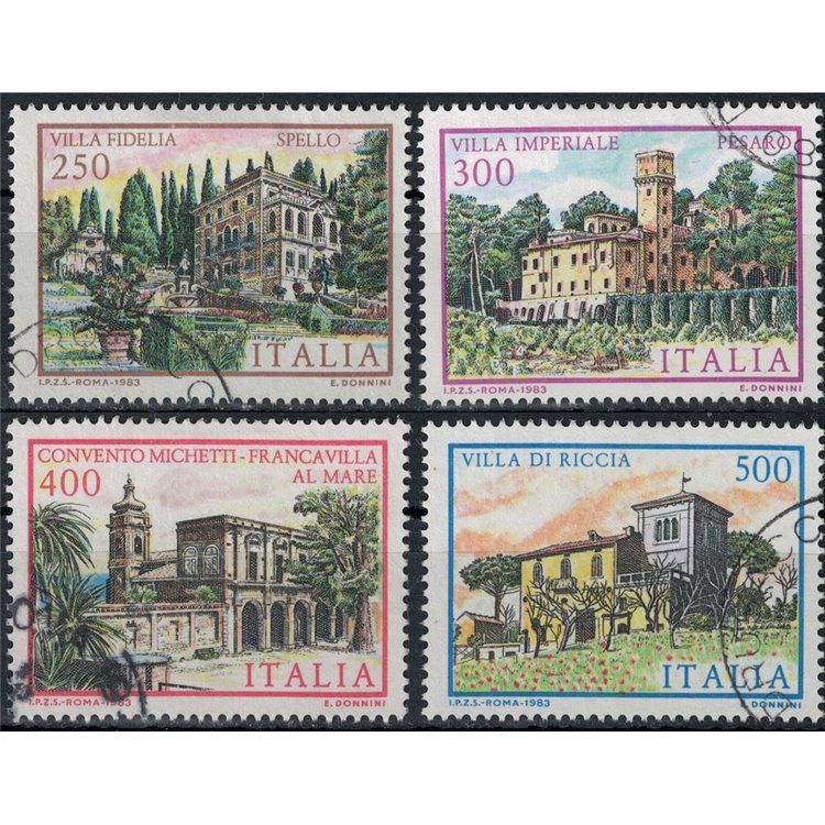ITALY 1983 Ville 4v us