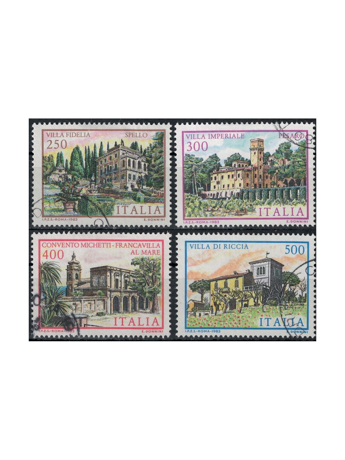 ITALIA 1983 Ville 4v us