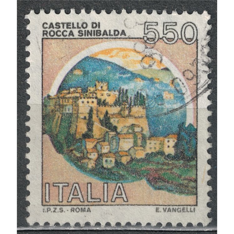 ITALY 1984 Castle of Rocca Sinibalda us