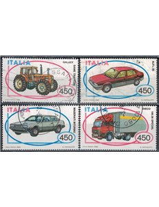 ITALIA 1984 Automobili 4v us
