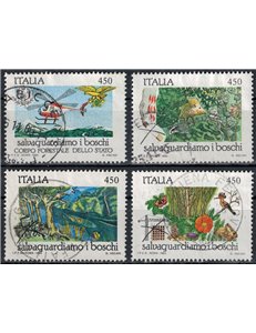 ITALY 1984 Protection of the forests 4v us