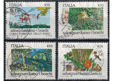ITALY 1984 Protection of the forests 4v us