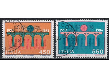 ITALY 1984 Europa 2v us