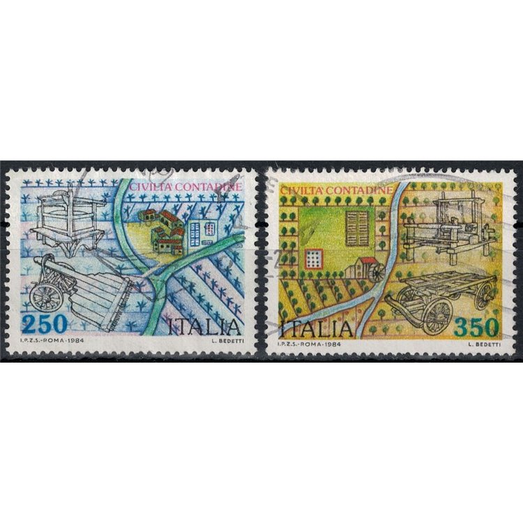 ITALY 1984 Peasant Civilizations 2v us