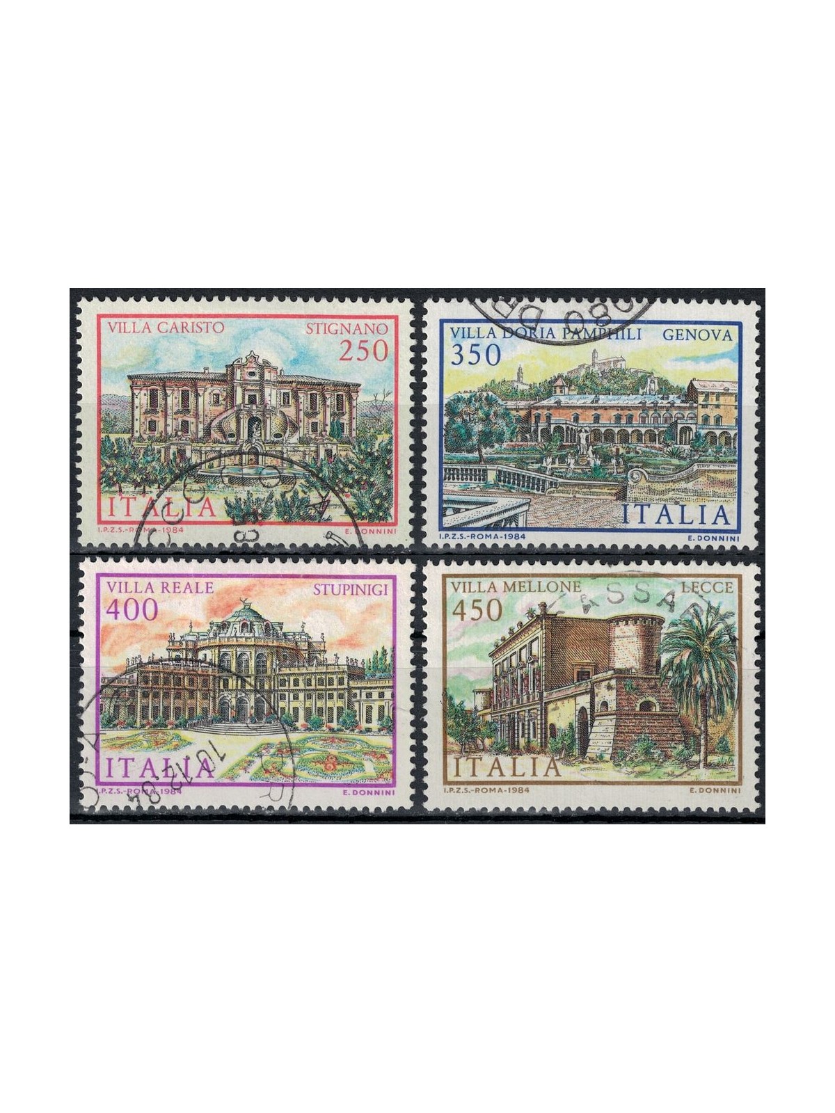 ITALY 1984 Ville 4v us