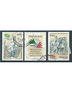 ITALIA 1985 Arte rinascimentale 3v us