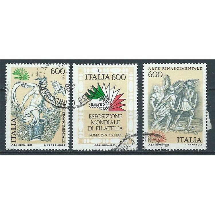 ITALIA 1985 Arte rinascimentale 3v us