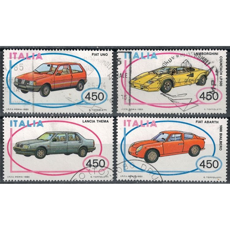 ITALIA 1985 Automobili 4v us