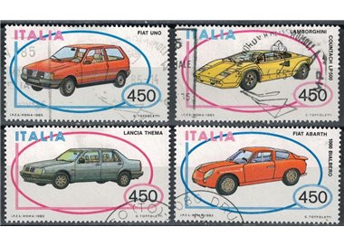 ITALY 1985 4v cars us