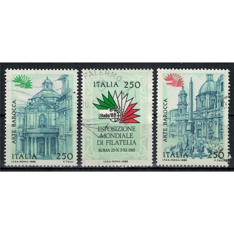 ITALY 1985 Baroque Art 3v us