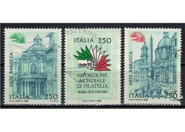 ITALIA 1985 Arte barocca 3v us