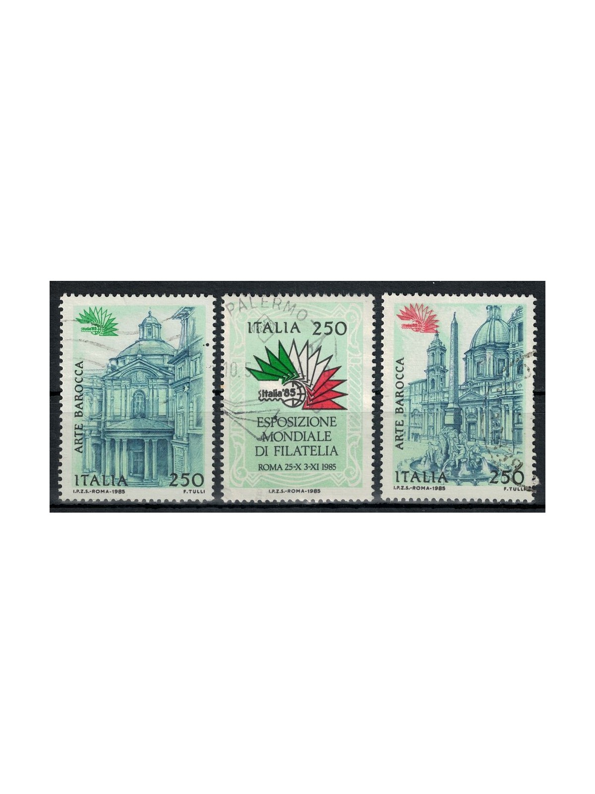 ITALIA 1985 Arte barocca 3v us