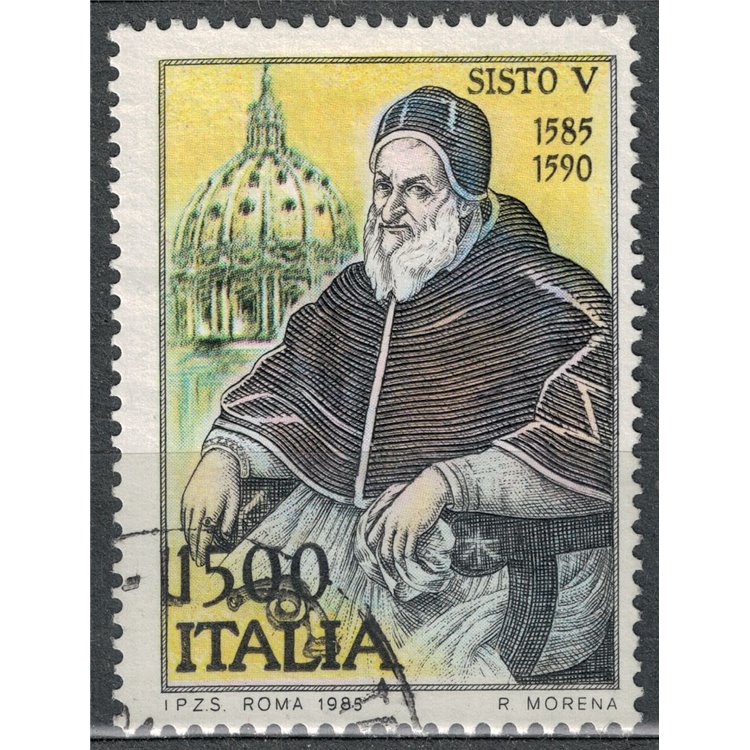 ITALY 1985 Pope Sixtus V us