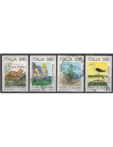 ITALY 1985 Flora and fauna to be saved 4v us