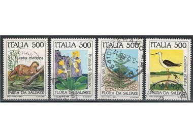 ITALY 1985 Flora and fauna to be saved 4v us