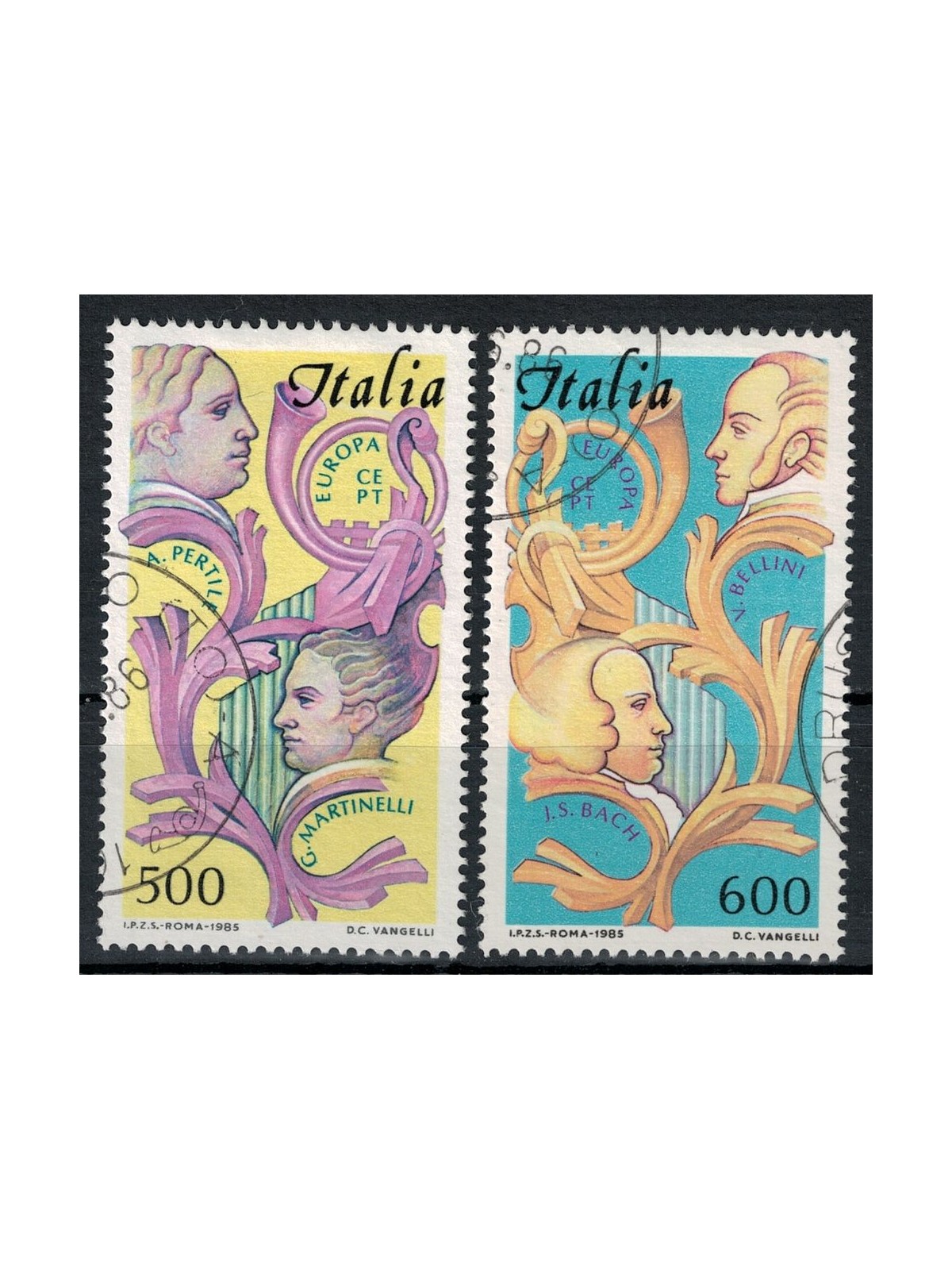 ITALIA 1985 Europa 2v us