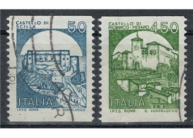 ITALIA 1985 Castelli d'Italia da bobina 2v us