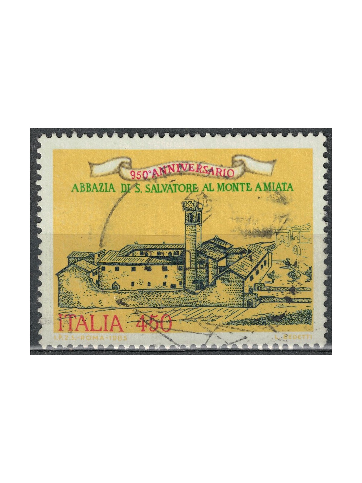 ITALY 1985 Abbey of San Salvatore al Monte us