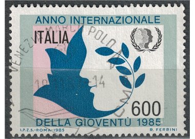 ITALIA 1985 Anno della gioventù us