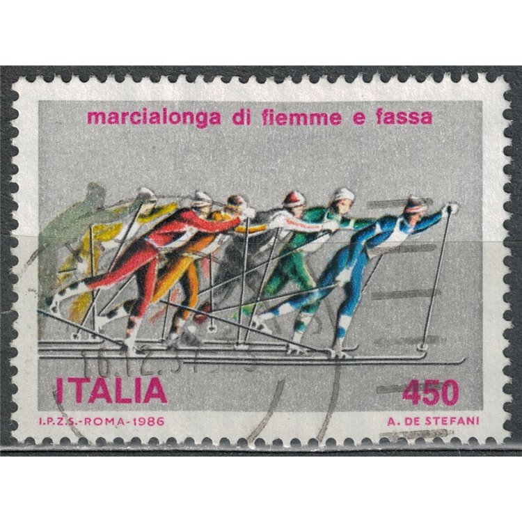ITALIA 1986 Marcialonga di Fiemme us