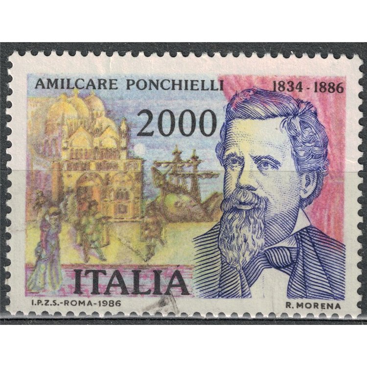 ITALIA 1986 Amilcare Ponchielli us