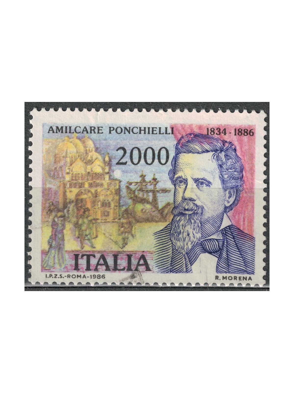 ITALY 1986 Amilcare Ponchielli us