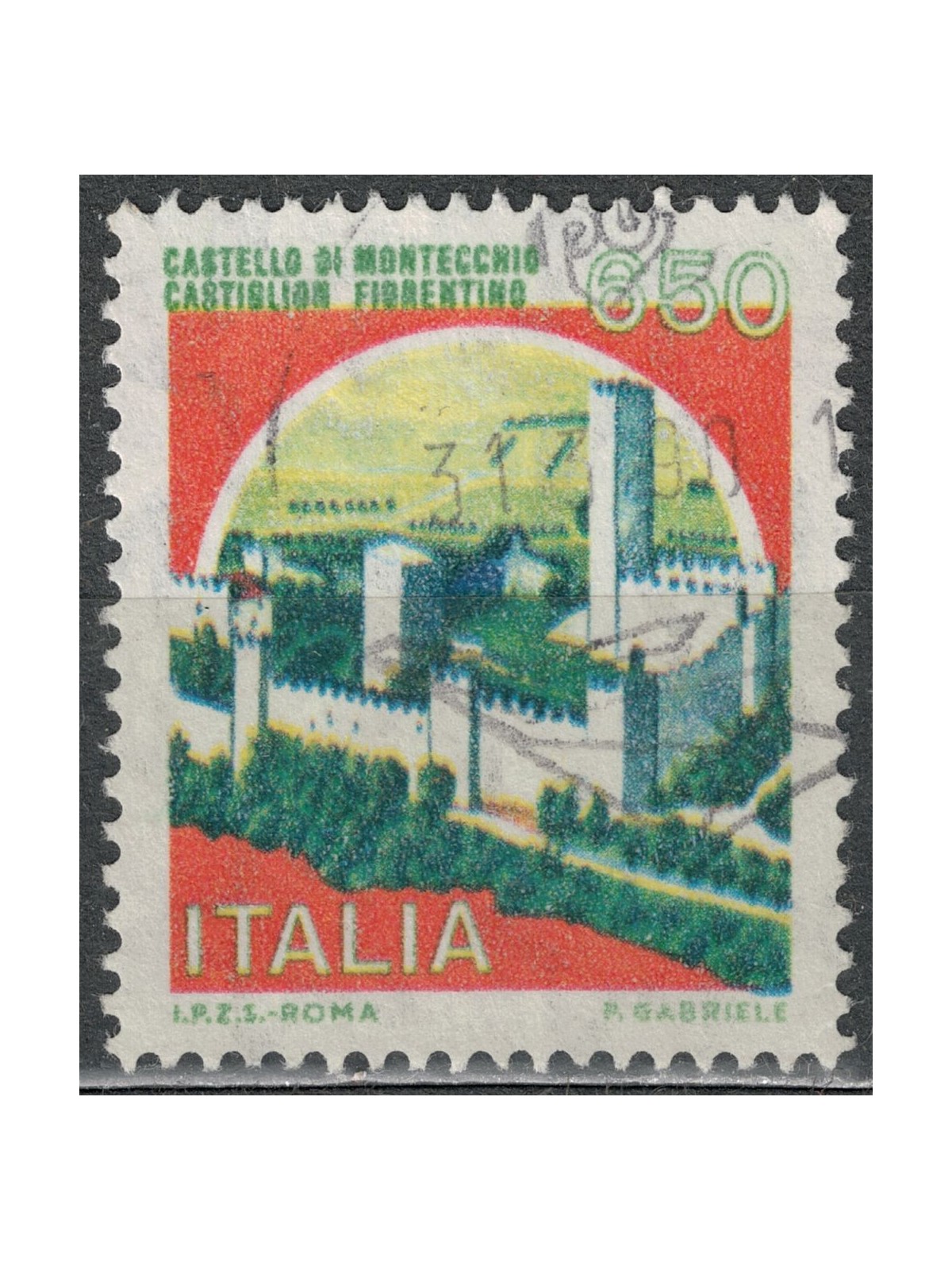 ITALIA 1986 Castello di Montecchio us