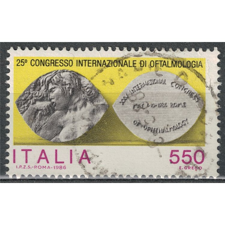 ITALY 1986 Congress of Ophthalmology us