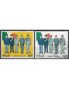 ITALY 1986 Police Corps 2v us