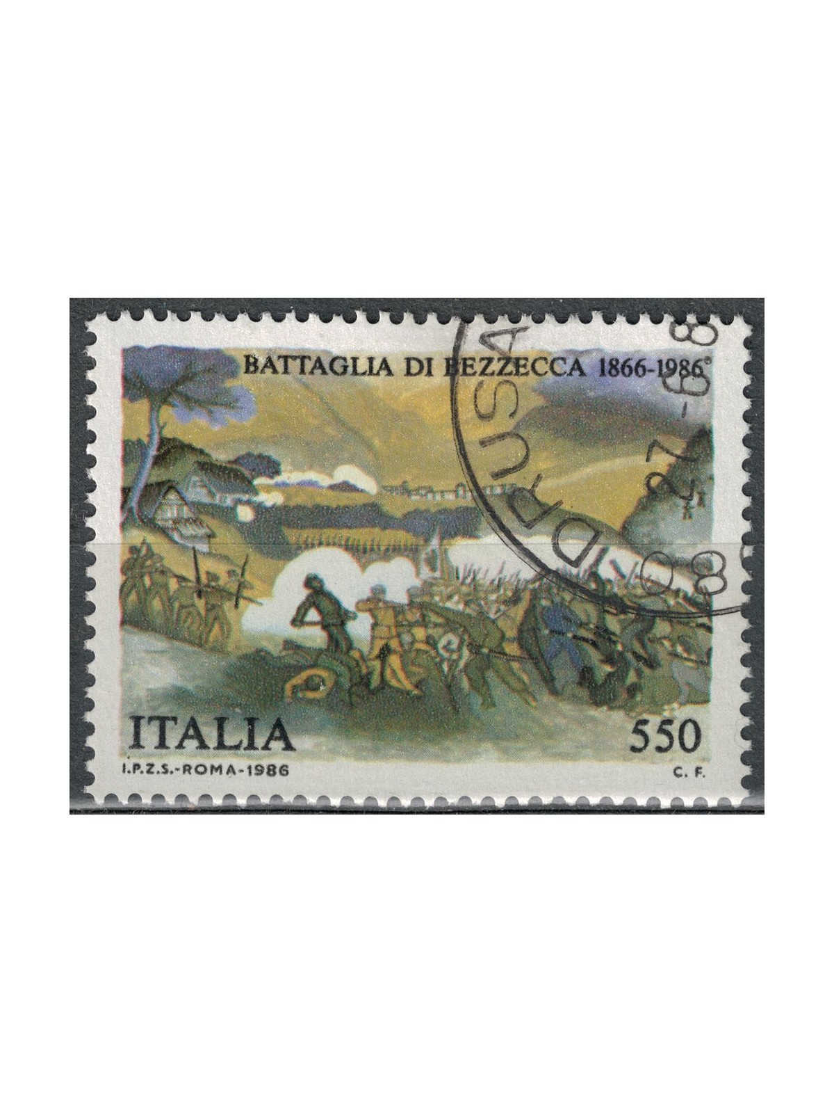 ITALIA 1986 Battaglia di Bezzecca us