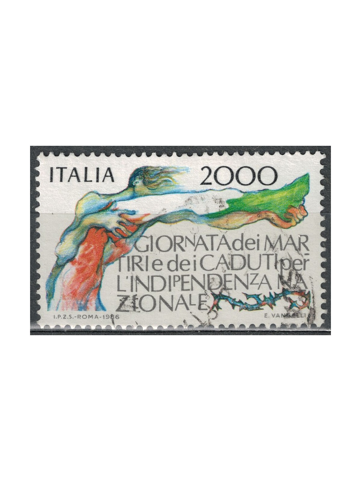 ITALIA 1986 Giornata dei Martiri us