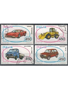 ITALIA 1986 Automobili 4v us