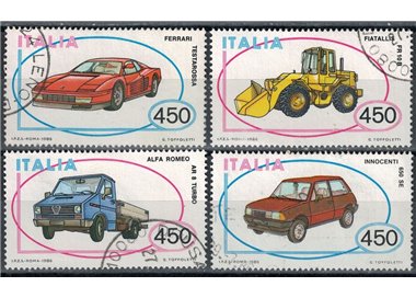 ITALIA 1986 Automobili 4v us