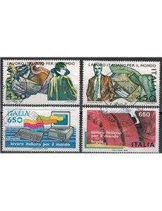 ITALY 1986 Work 4v us