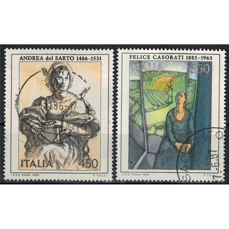 ITALIA 1986 Arte 2v us