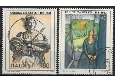 ITALIA 1986 Arte 2v us