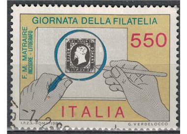 ITALIA 1986 Giornata della filatelia us